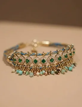 Vintage Chinese Style Blue Glaze Beaded Bracelet Women Heavy Craft Woven Hand Chain Fashion Aesthetic Jewelry Gift - Aliexpress - FashionsVida