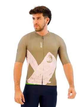 Maillot à Manches Courtes Note - Santini - FashionsVida