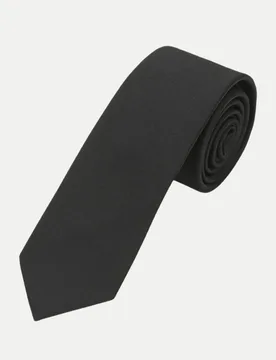 Krawatte aus Seide Schwarz - Prince Bowtie - FashionsVida