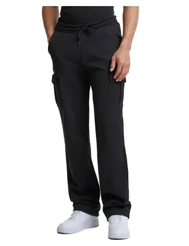 Pantaloni Sportivi Heavy Straight Leg Cargo Black S - Urban classics - FashionsVida