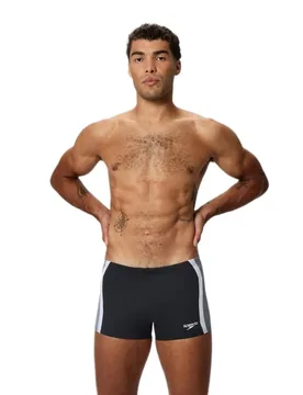 Solid Splice Swimming Boxer Anthracite / Lead Grey UK 36 Men - Speedo - FashionsVida