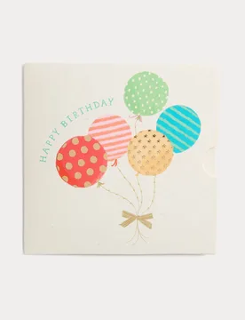 Birthday Balloons Gift Card No Colour - M&S - FashionsVida
