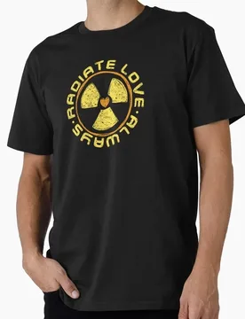 Radiate Love Chernobyl Nuclear Disaster Memorial Gift T shirt Danger Exclusion Zone Ghost City Pripyat Graphic Clothes S-6XL - Aliexpress - FashionsVida