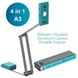 Scanner De Documents can Visualizer 7 Dyslexic Black / Silver One Size unisex