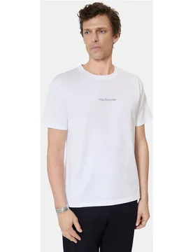 Camiseta con logotipo recortado - The Kooples - FashionsVida