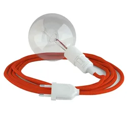 Cables Suspension Luminaire Rm15 3 M Orange / White One Size