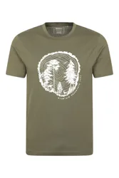 Off The Beaten Track Mens T-Shirt - Green - Green - Size: XS