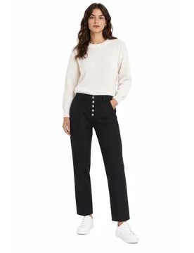 Dondup Pantaloni Black - Dondup - FashionsVida