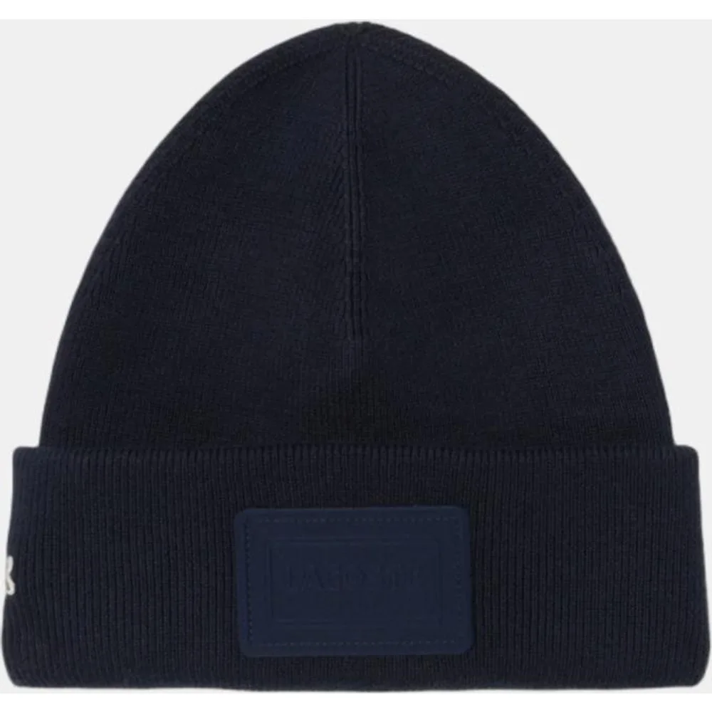 Gorro de canalé de algodón - Lacoste - FashionsVida