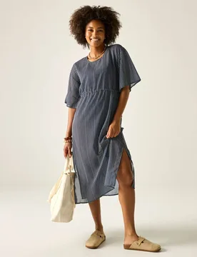 Women's Avorno Cover Up Beach Dress in Navy Size: 8 - Navy - Size: 8 - Regatta - FashionsVida