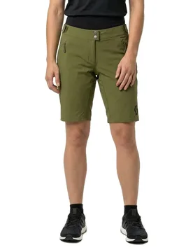Pantaloni Corti Endurance Padded Fir Green - Scott - FashionsVida
