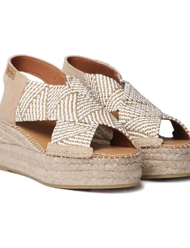 Pons Sandales Compensées En Sparte Masai Stone EU 35 - Toni - FashionsVida