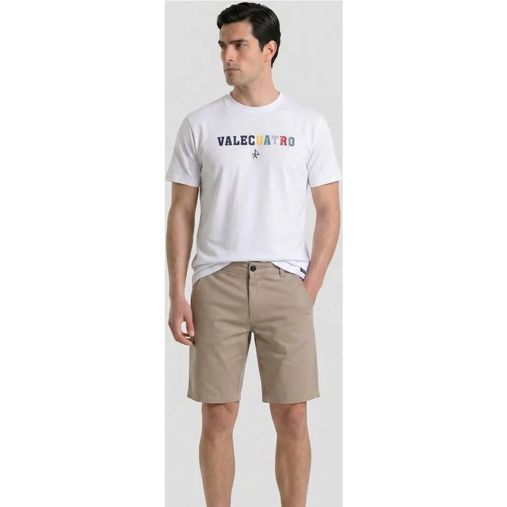 Pantalón corto chino de hombre liso - Valecuatro - FashionsVida