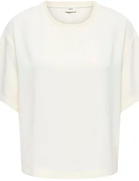 Top de mujer de manga francesa con cuello redondo - JDY - FashionsVida