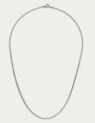 Auto Sterling Belcher Chain Necklace Silver male