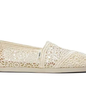 Alpargatas planas de mujer classic en crochet - TOMS - FashionsVida