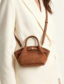 Bolso de hombro, nuevo bolso de mano con textura de lichi primavera/verano bolso con forma de abanico para mujer estilo dumpling pequeño nuevo bolso - Shein - FashionsVida