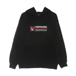 Felpa Leggera Cappuccio Uomo Robber Hoodie Black