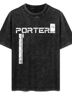 Death Stranding Porter Logo T-Shirt Large Size Casual Short Sleeve Top - Aliexpress - FashionsVida