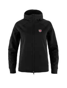 Chaqueta polar de mujer Expedition Fleece Hoodie negro S - Fjällräven - FashionsVida