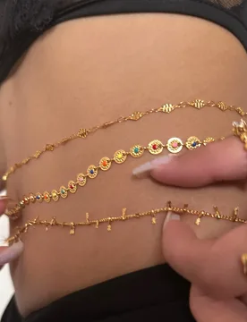 Punk Round Stainless Steel Waist Chain Trend Bohomia Rhinestone Belly Chain Women's Summer Sexy Beach Bikini Body Jewelry Gift - Aliexpress - FashionsVida