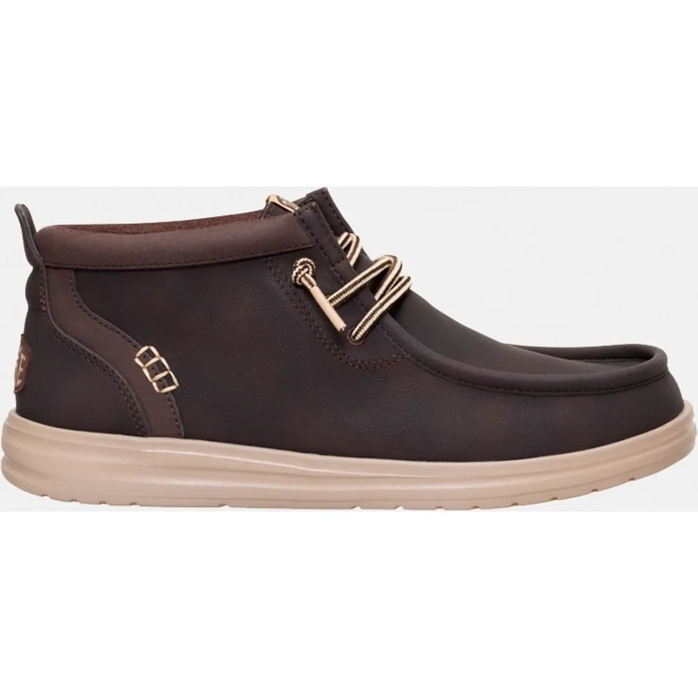 Botines de cordones de hombre antideslizante - HeyDude - FashionsVida
