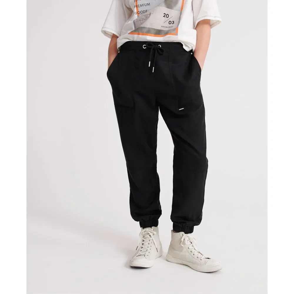 Joggers Sonoran Tencel Black 24 - Superdry - FashionsVida