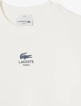 Sudadera unisex de felpa estampada - Lacoste - FashionsVida