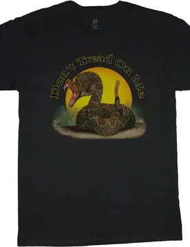 Don't Tread on Me. Unique Rattlesnake American Patriot T-Shirt. Summer Cotton Short Sleeve O-Neck Mens T Shirt New S-3XL - Aliexpress - FashionsVida