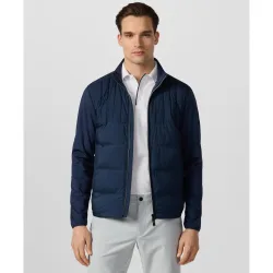 Chaqueta hibrída de hombre con cremallera tallas grandes