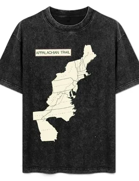 Appalachian Trail Map T-Shirt Quick Dry Fishing T-Shirt - Aliexpress - FashionsVida