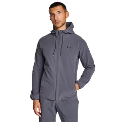 Vibe Woven Men Track Tops - Grey - Size - Grey - Size: Medium