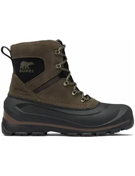 Chaussures montantes imperméables et chaudes - Buxton Lace Boot WP Major Black en Cuir - Taille 41 - Marron - Sorel - FashionsVida