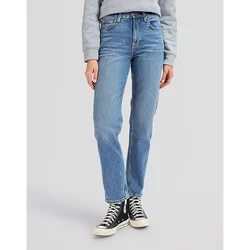 Carol High Rise Straight Jean Classic Denim Größe 28x29 female
