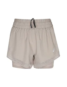 Damen Laufshorts Nagino Run 2in1 camel L W - Asics - FashionsVida