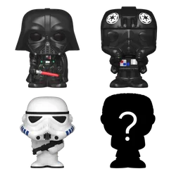 Bitty POP! Star Wars: Darth Vader, Tie-Fighter Pilot & Stormtrooper 4-Pack