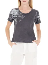 T-shirt girocollo GRIGIO SCURO M