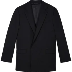 Chaqueta de traje cruzada de hombre