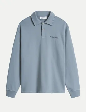 Marc O' Polo Sweatshirt im Polostil 0635-Bashed Nickle L - Marc O'Polo - FashionsVida