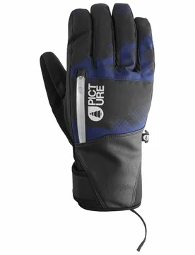 Atmungsaktive und wasserfeste Handschuhe Madson Gloves Retro Fusion Print für Herren Größe 8 Blau - Picture Organic Clothing - FashionsVida