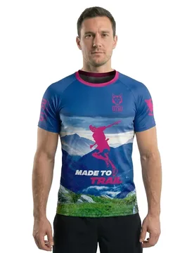 Made To Trail Short Sleeve T-shirt Blue XL Men - OTSO - FashionsVida