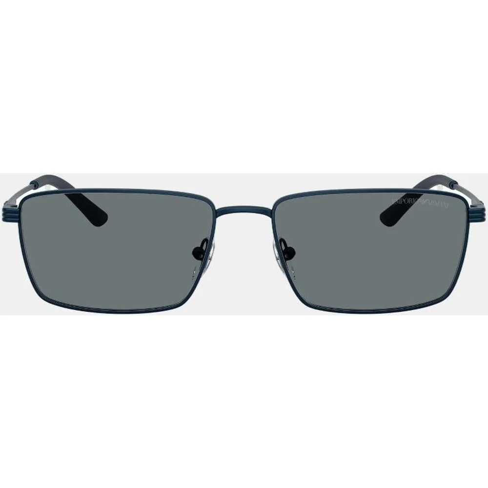 Gafas de sol EA2169 de hombre rectangular en metal - Emporio Armani - FashionsVida