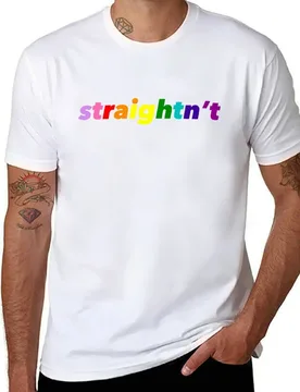 Straightn't (Gilbert Baker Flag) T-Shirt funny t shirts man man t shirts for men casual T-Shirt - Aliexpress - FashionsVida