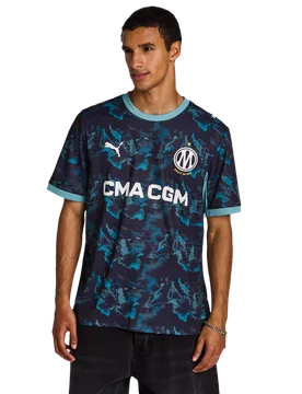 Olympique De Marseille Away 26-27 Uomo - Maglie/Repliche Blu - Taglia XL - Poly Jersey XL - Puma - FashionsVida