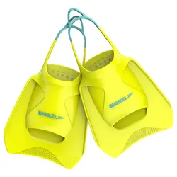 Biofuse Fitness Swimming Fins Hyper Yellow / Arctic Glass UK 8-10 unisex