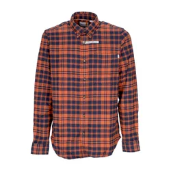 Camicia Manica Lunga Uomo Heavy Flannel L/s Check Shirt Rust