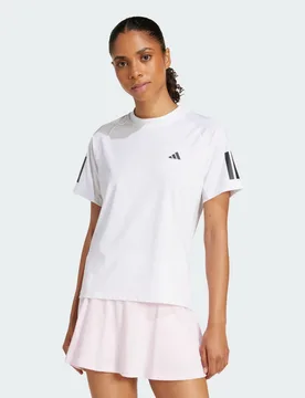 Maglietta Tennis Climacool 3-Stripes Club XS White - Adidas - FashionsVida