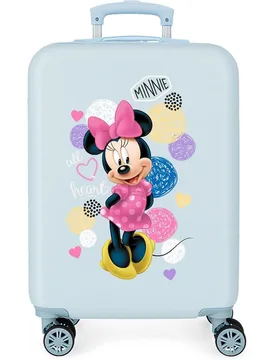 Maleta de cabina Enjoy Minnie Heart rigida con capacidad de 32L - Disney - FashionsVida