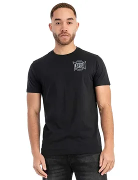 T-shirt à Manches Courtes Punkass Black / Grey S - TapouT - FashionsVida