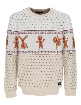 Maglione Uomo Cookieman Knit Beige - Iriedaily - FashionsVida